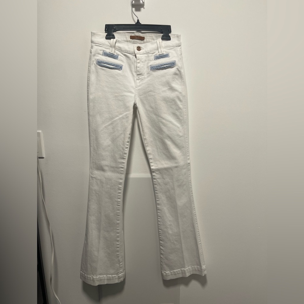 7 FOR ALL MANKIND flare jeans, mid rise